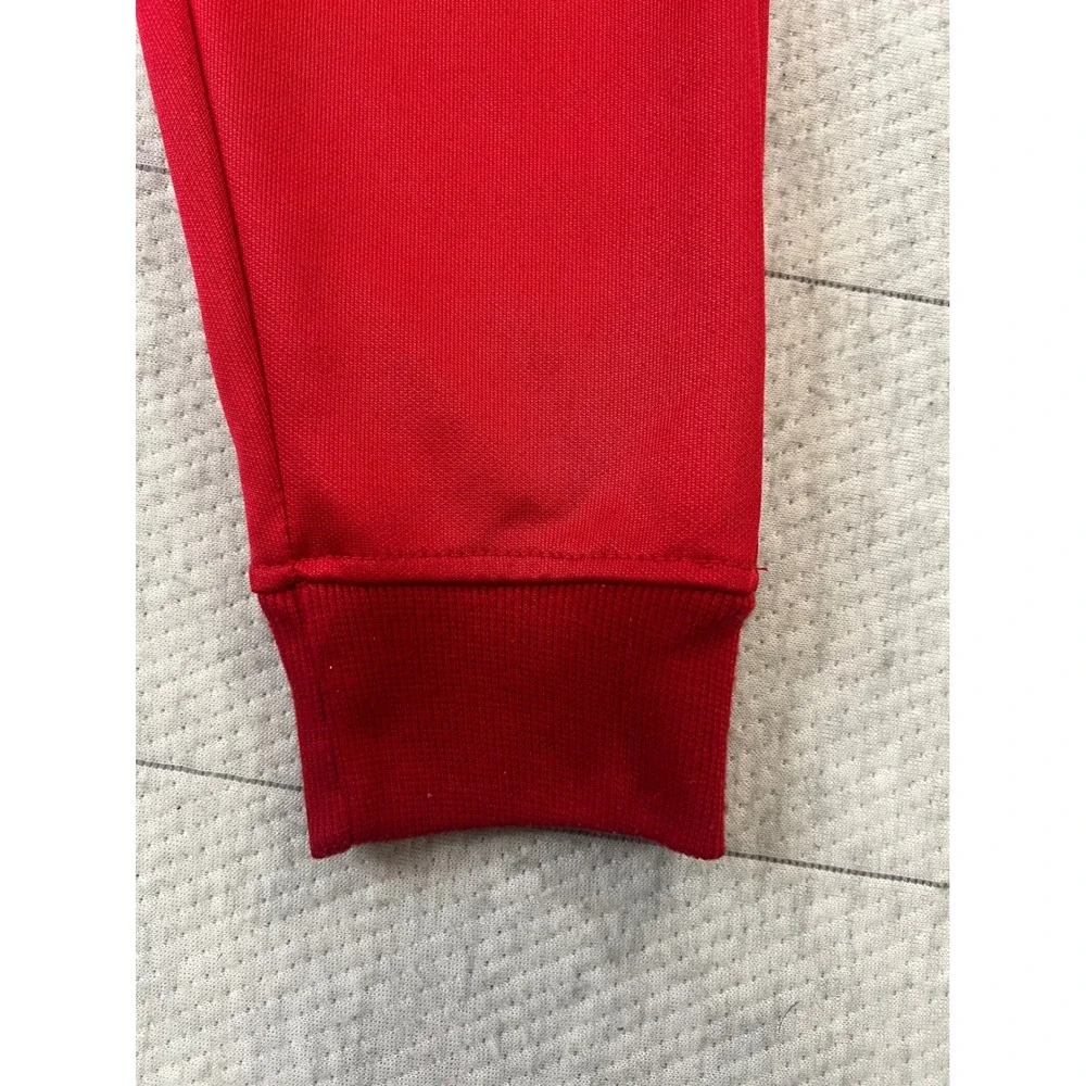 NBA Boys Red Athletic Track Pants Joggers Size 8 Basketball Logo